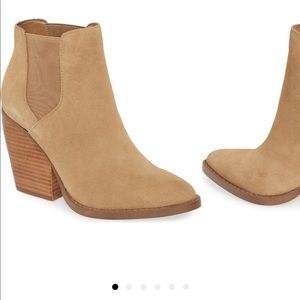 New Tan BP booties.